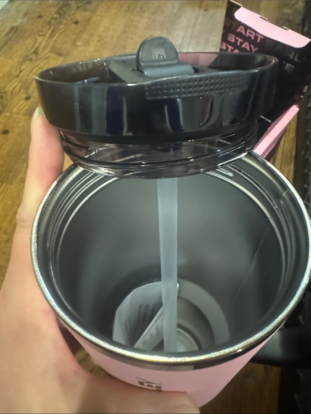 Stanley X Messi/Pink/Black/Flip Straw/GOAT/Travel Tumbler with Black Handle/NIB! - Picture 14 of 15